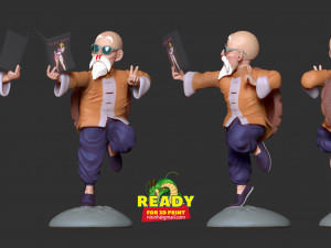 Master Roshi - Dragon Ball Fan art 3D Print Model