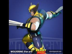 wolverine 3D Print Model