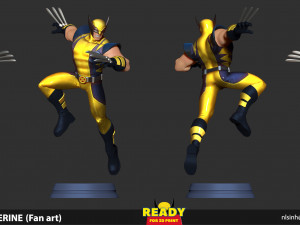 wolverine Model do druku 3D