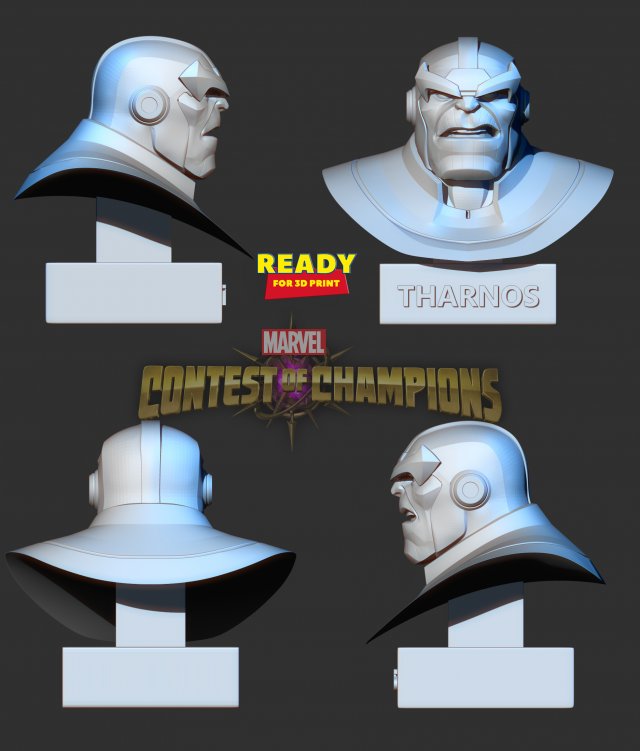 thanos - marvel contest of champions 3D प्रिंट मॉडल .c4d .max .obj .3ds .fbx .stl .blend 