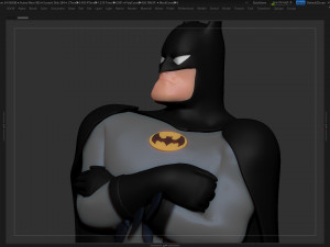 stylized batman 3D-Druckmodell