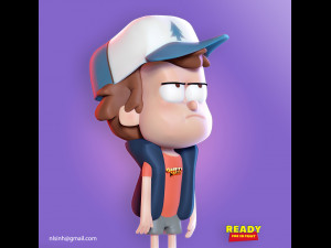 dipper gravity falls Modelo de impresión 3D