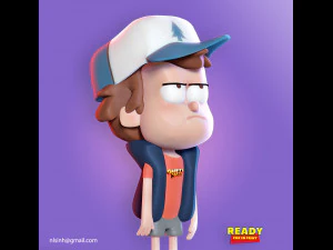dipper gravity falls 3D Print Model