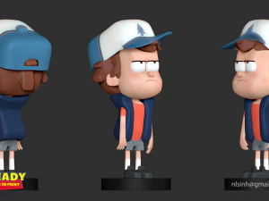 dipper gravity falls 3D Print Model