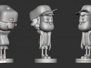 dipper gravity falls 3D Print Model