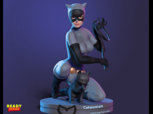 catwoman Modello di stampa 3D