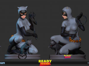 catwoman 3D Print Model