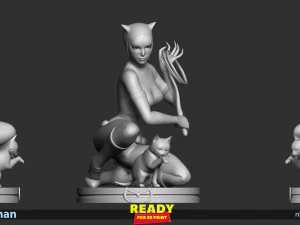 catwoman 3D Print Model