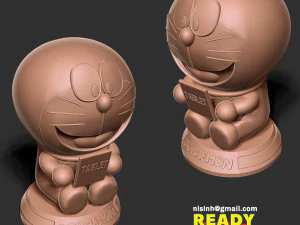Doraemon with tablet 3D Print Model