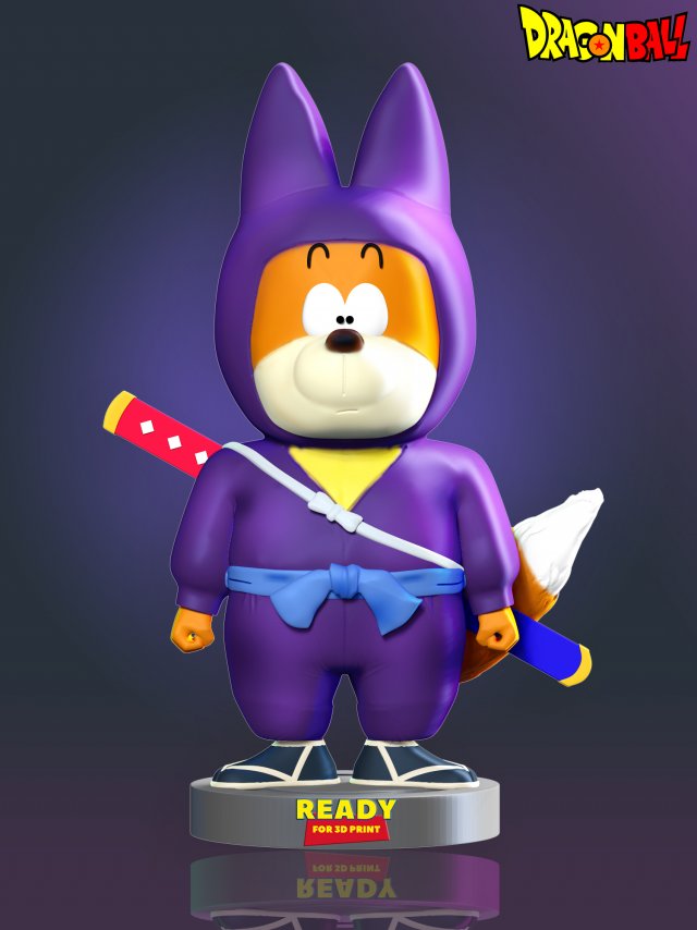 shu - dragon ball fanart Modello di stampa 3D .c4d .max .obj .3ds .fbx .stl .blend 