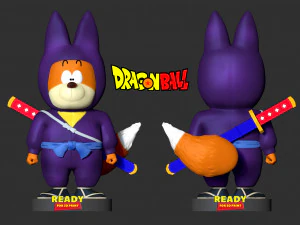 shu - dragon ball fanart 3D Print Model
