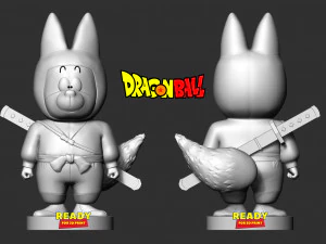 shu - dragon ball fanart 3D Print Model