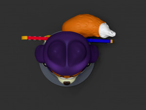 shu - dragon ball fanart Modello di stampa 3D