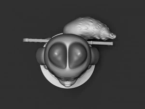 shu - dragon ball fanart 3D Print Model