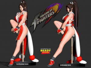 shiranui mai - kof fanart 3D Print Model
