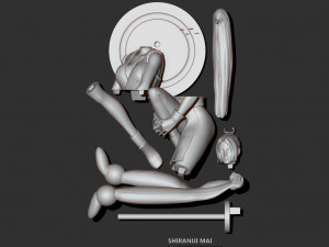 shiranui mai - kof fanart 3D Print Model