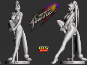 shiranui mai - kof fanart 3D Print Model