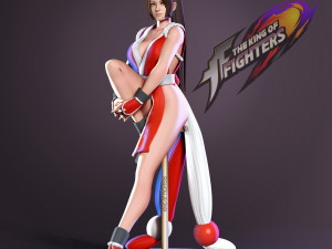 shiranui mai - kof fanart 3D Print Model