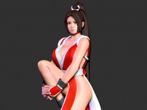 shiranui mai - kof fanart 3D Print Model