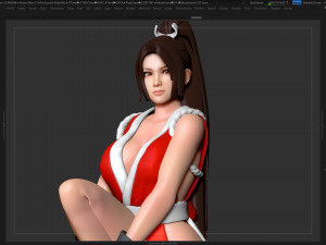 shiranui mai - kof fanart 3D Print Model