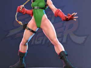 cammy - street fighter fanart 3D Baskı Modeli