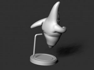 patrick star - spongebob squarepants fanart 3Dプリントモデル