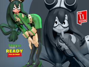 Tsuyu Asui 3D Print Model