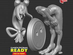 Tsuyu Asui 3D Print Model