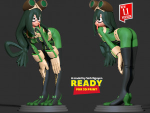 Tsuyu Asui 3D Print Model
