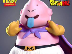 माजिन बुउ चबी 3D प्रिंट मॉडल