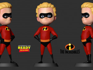 dash parr - incredibles fanart 3D Print Model