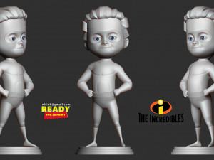dash parr - incredibles fanart 3D Print Model