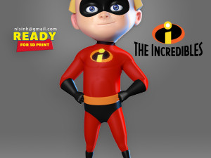 dash parr - incredibles fanart 3D Print Model