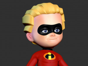 dash parr - incredibles fanart 3D Print Model