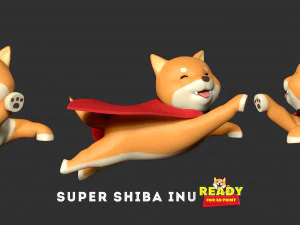 super shiba 3D Print Model
