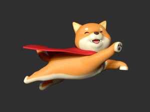 super shiba Modello di stampa 3D