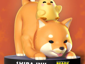 shiba inu 3D Print Model