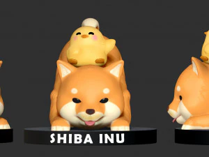 shiba inu 3D Print Model