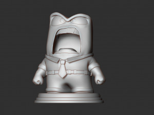 anger - inside out fan art 3D 프린트 모델