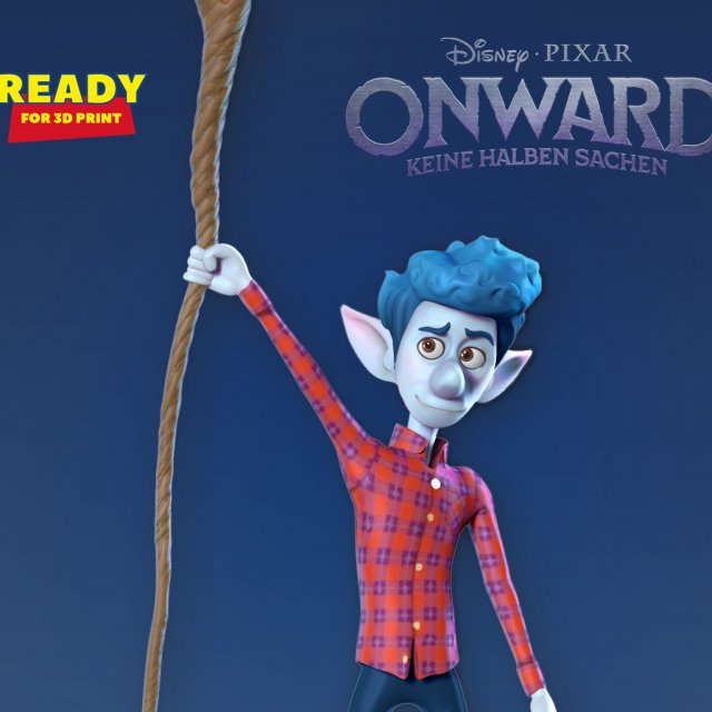 ian lightfoot - onward fanart 3D 打印模型 .c4d .max .obj .3ds .fbx .stl .blend