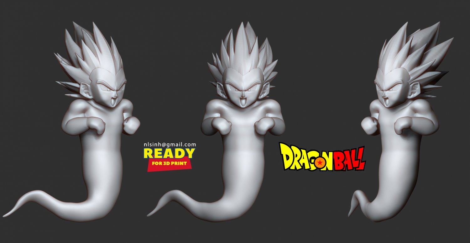 Son Goten - Dragon Ball Fanart 3D Print Model in Child 3DExport