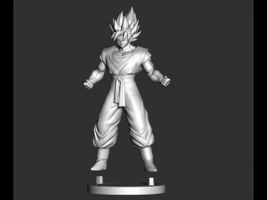super saiyan goku 3D Print Model