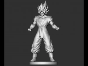 super saiyan goku 3D Print Model