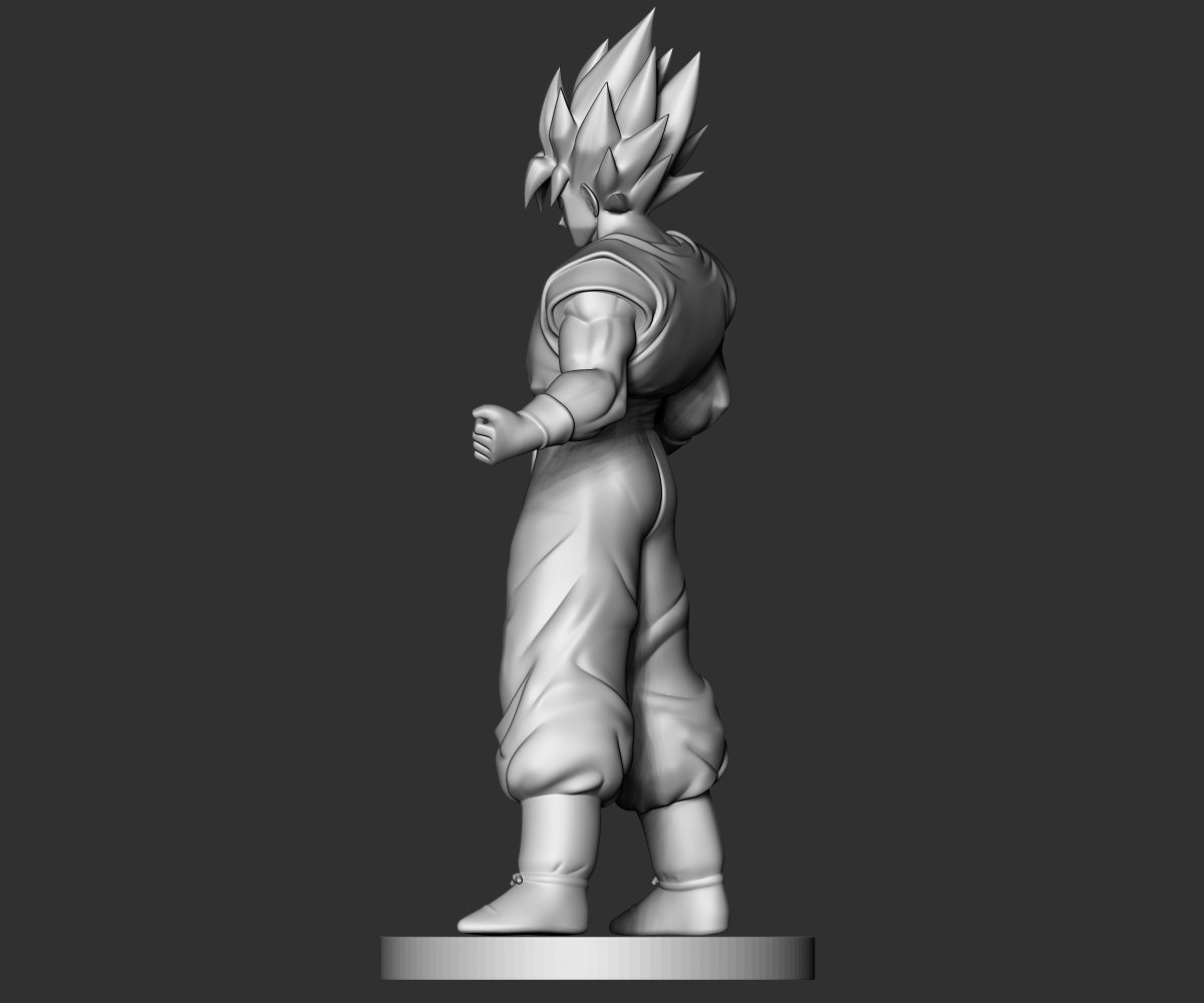 Super Saiyan Goku Free 3D Model in Man 3DExport