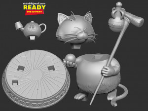 korin - dragon ball fanart 3D 打印模型