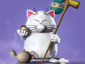 korin - dragon ball fanart 3D 打印模型