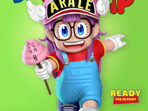 arale - dr slump fanart Modelo de Impressão 3D