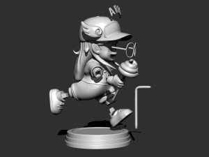 arale - dr slump fanart 3Dプリントモデル