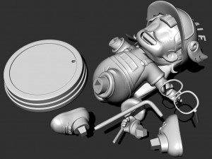 arale - dr slump fanart 3Dプリントモデル