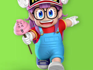 arale - dr slump fanart 3Dプリントモデル